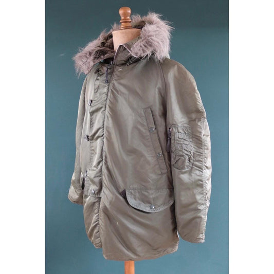 Vintage Alpha Industries USAF N3B style parka - US Air Force snorkel jacket - 52” chest