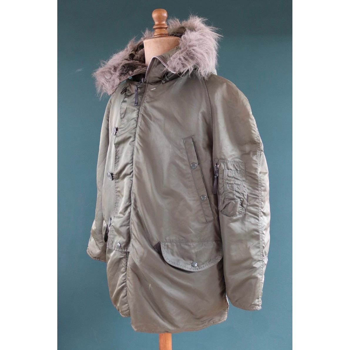 Vintage Alpha Industries USAF N3B style parka - US Air Force snorkel jacket - 52” chest