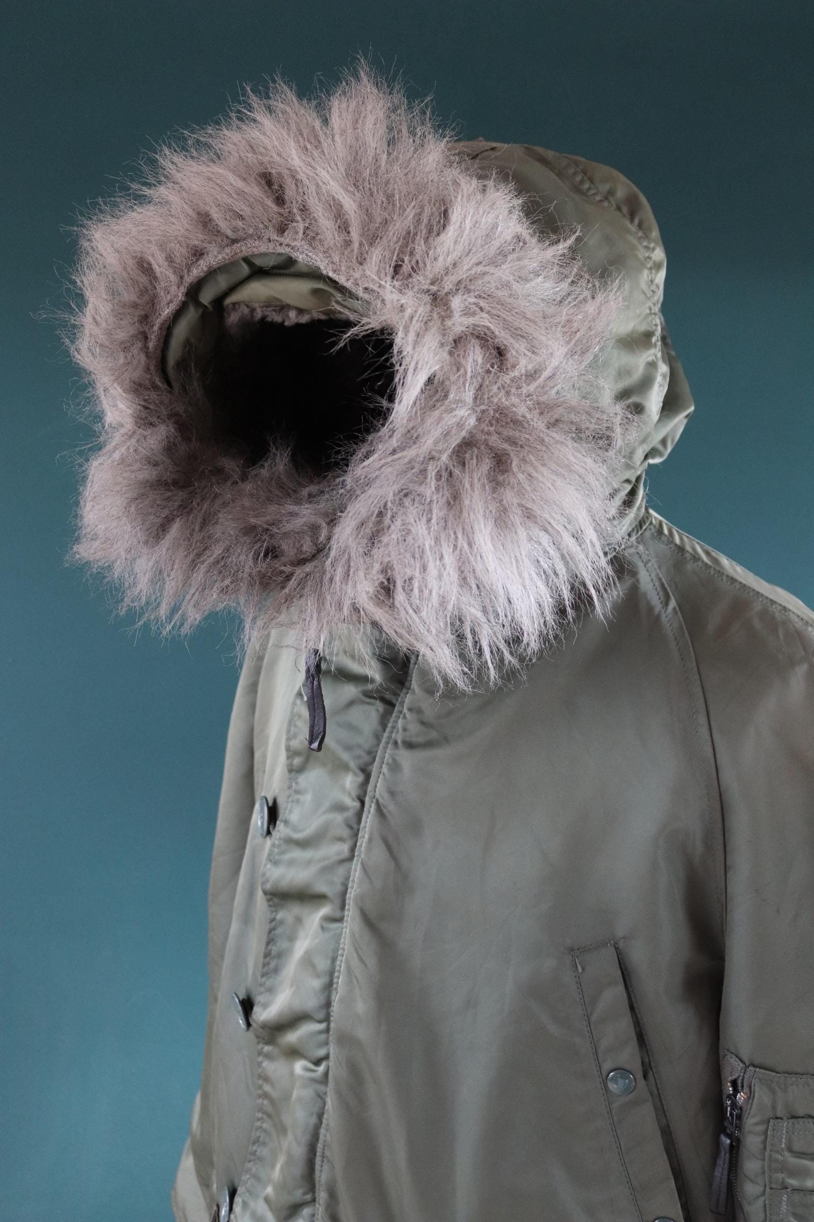 Vintage Alpha Industries USAF N3B style parka - US Air Force snorkel jacket - 52” chest