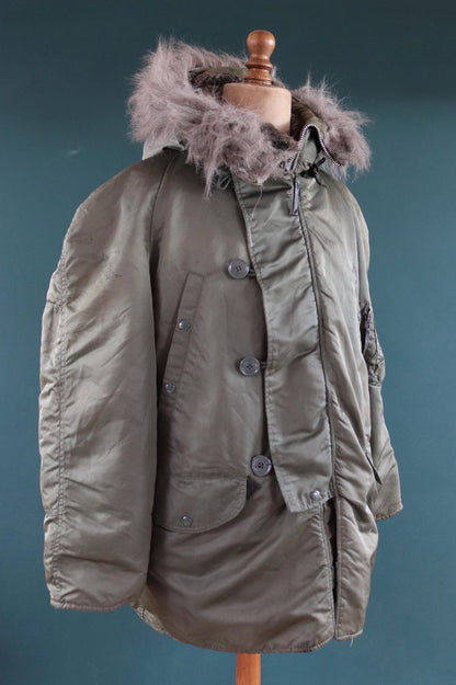 Vintage Alpha Industries USAF N3B style parka - US Air Force snorkel jacket - 52” chest