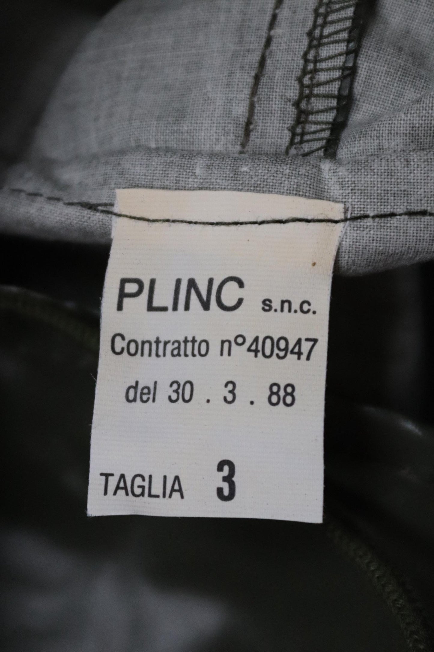 Vintage 1980s Italian Navy smock - deck jacket - foul weather anorak - 48" Chest