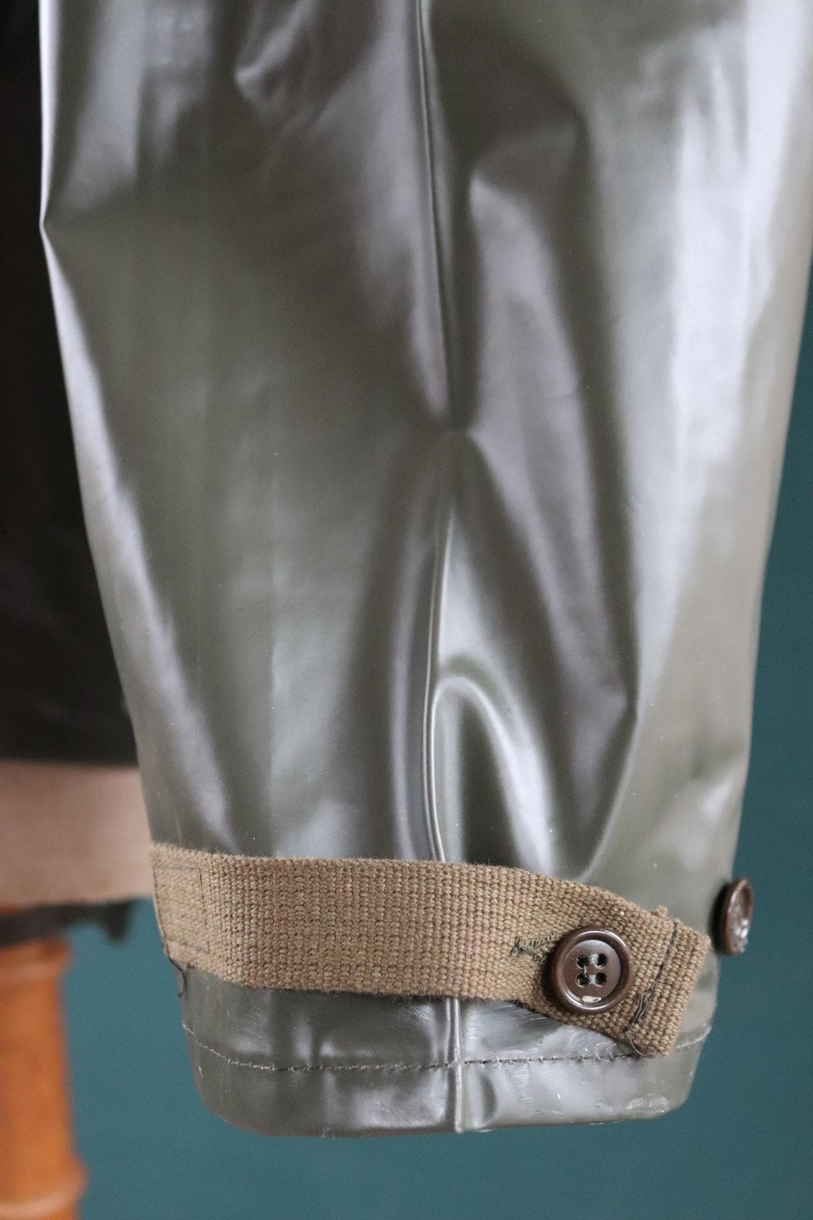 Vintage 1980s Italian Navy smock - deck jacket - foul weather anorak - 48" Chest