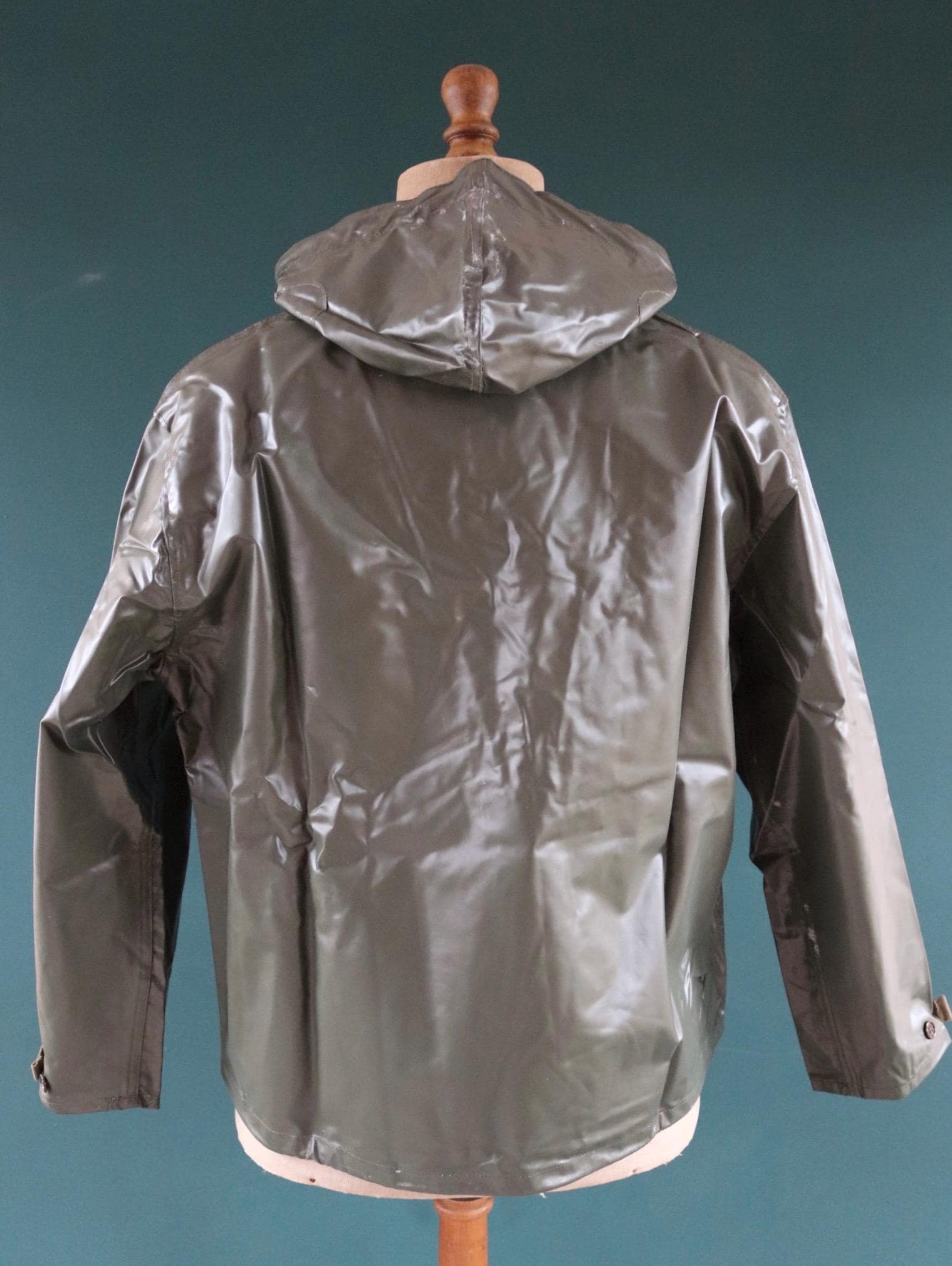 Vintage 1980s Italian Navy smock - deck jacket - foul weather anorak - 48" Chest