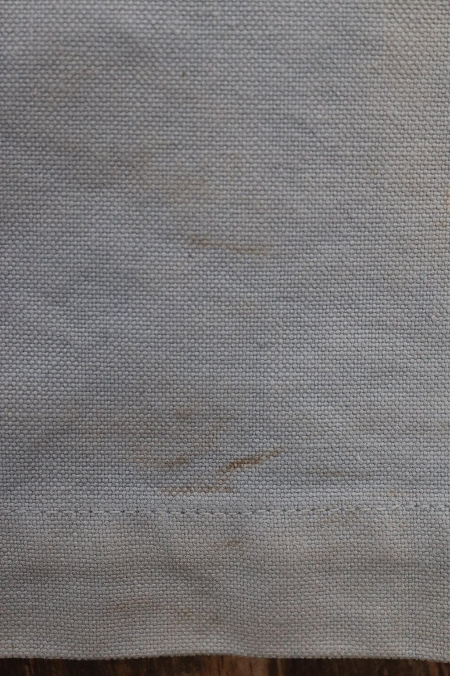 Vintage WW1 era Royal Navy linen duck jumper - antique sailors workwear shirt - 39” chest