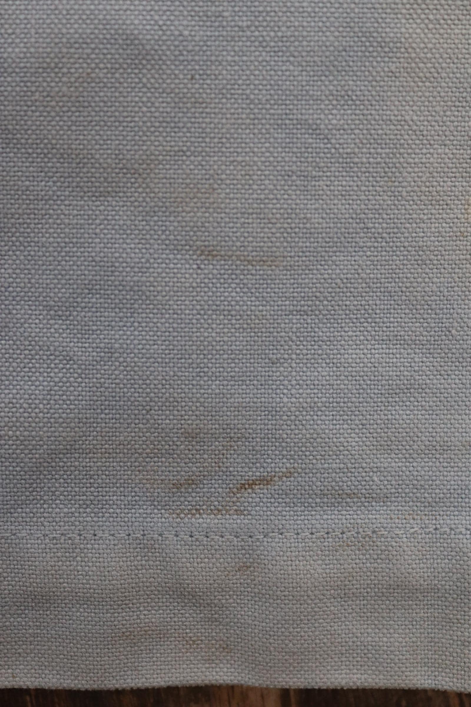 Vintage WW1 era Royal Navy linen duck jumper - antique sailors workwear shirt - 39” chest