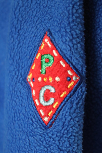 Vintage 1980s Paco polar fleece - 1990s crazy print - 38” chest
