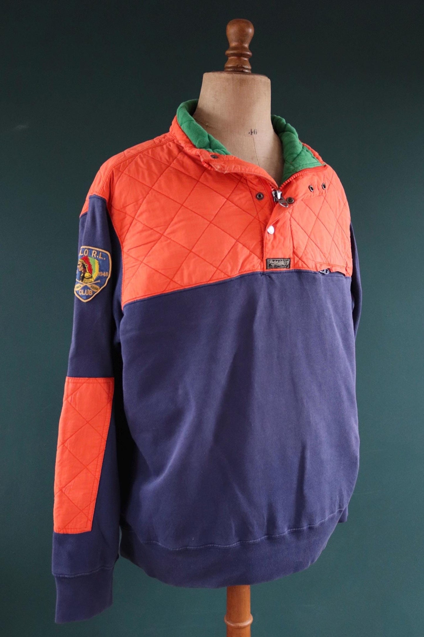 Vintage 1990s Polo Ralph Lauren expedition shirt - gorpcore fashion - mountaineering sweatshirt - 55” chest