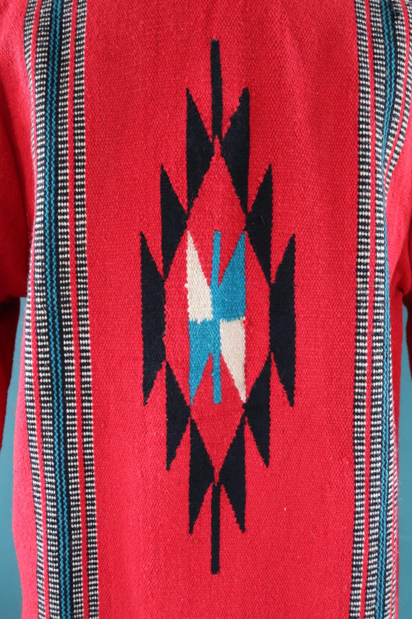 Vintage Chimayo style coat - wool blanket jacket - Toyo Enterprise - 45” chest