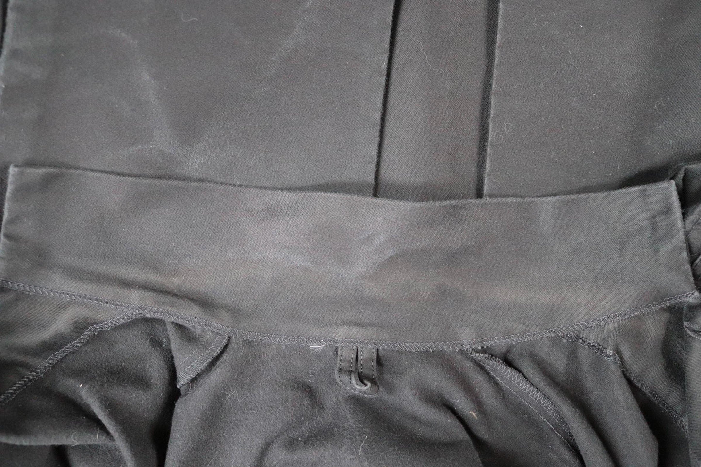 Vintage French black moleskin workwear jacket - chore coat - 45" chest