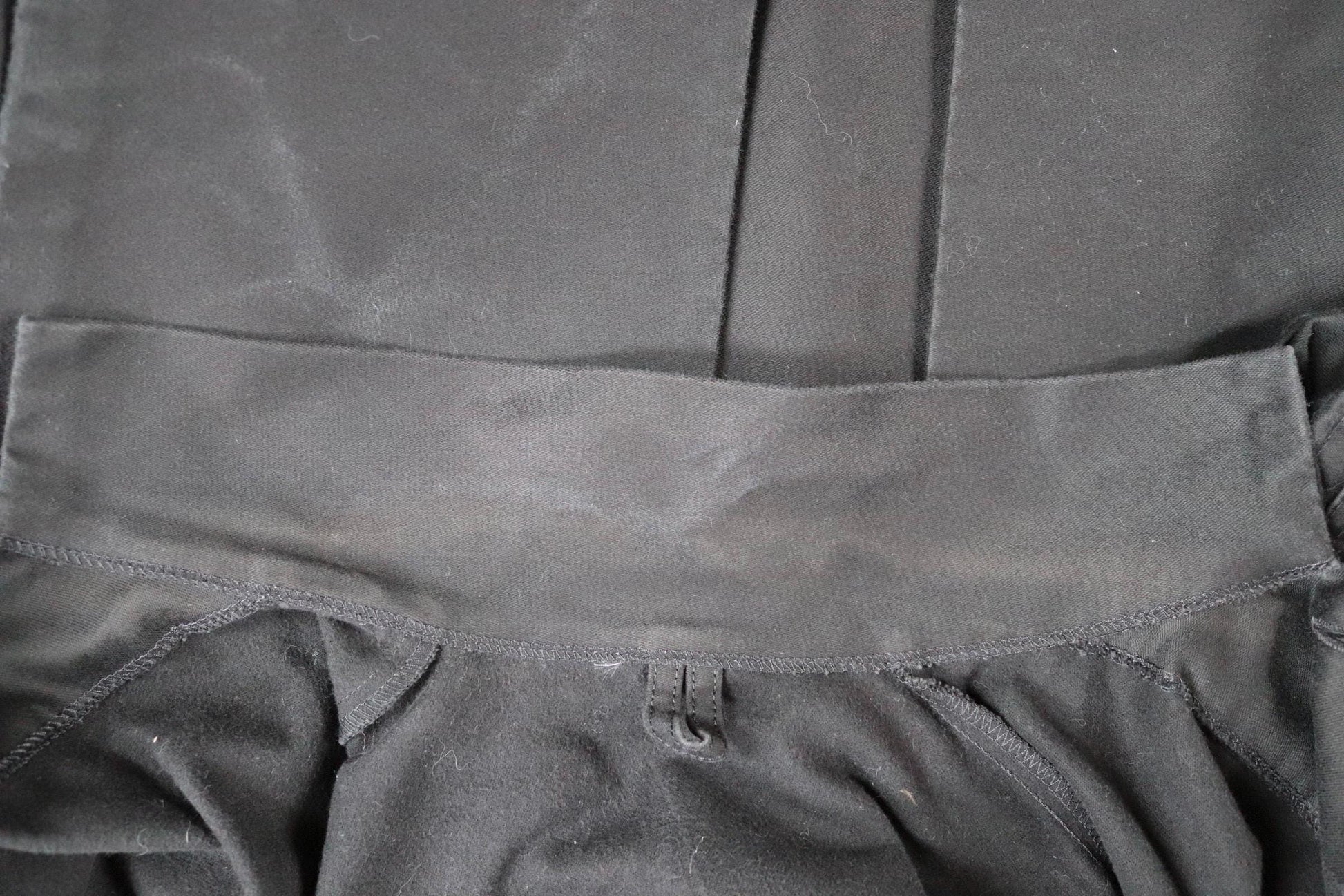 Vintage French black moleskin workwear jacket - chore coat - 45" chest