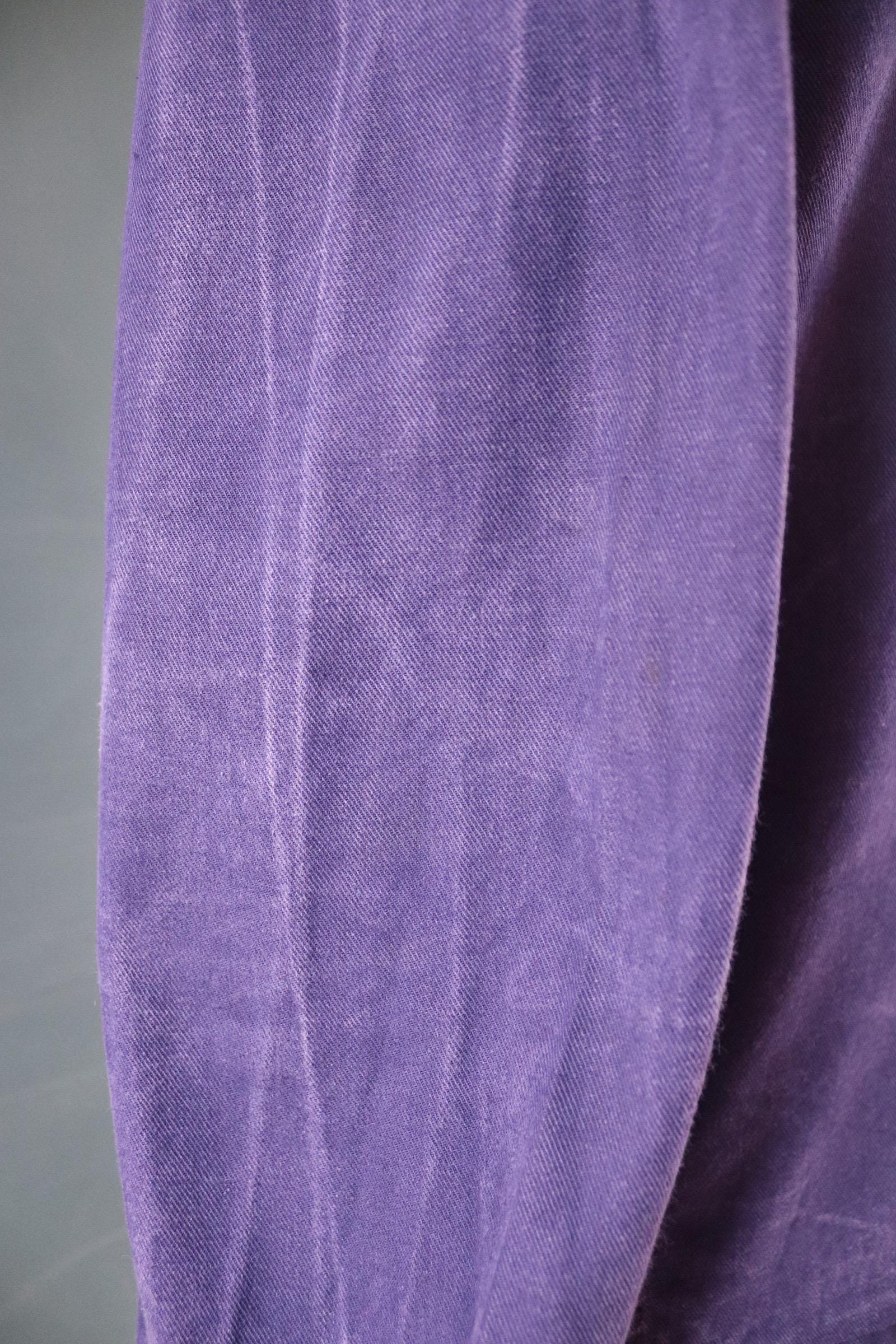 Vintage French workwear jacket - blue chore coat - 44” chest