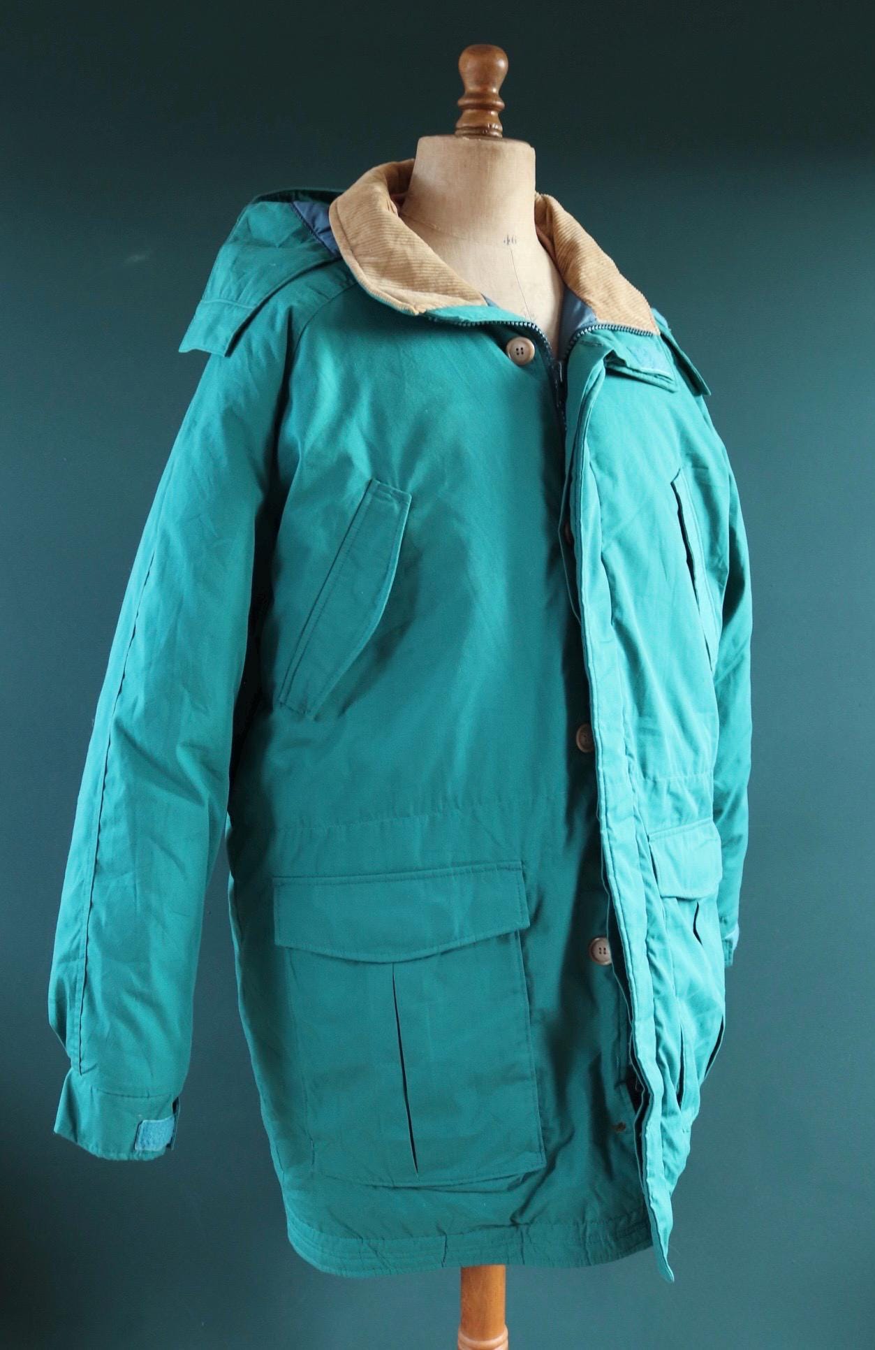 Vintage 1980s LL Bean Newfoundland parka - goose down jacket - Arctic anorak - 56" chest