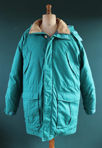 Vintage 1980s LL Bean Newfoundland parka - goose down jacket - Arctic anorak - 56" chest