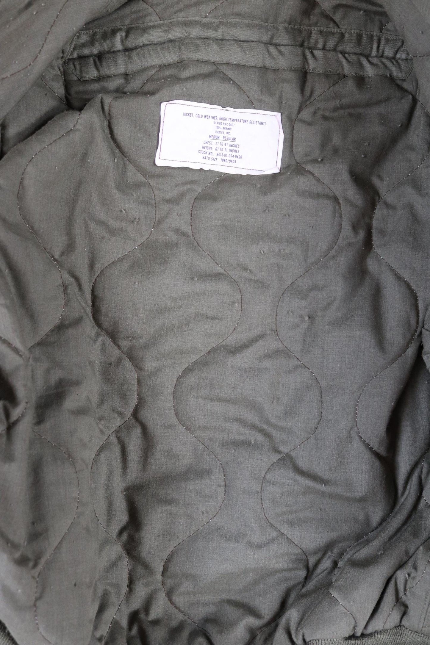 Vintage 1980s USAF CWP cold weather flight jacket - US military - 42" chest