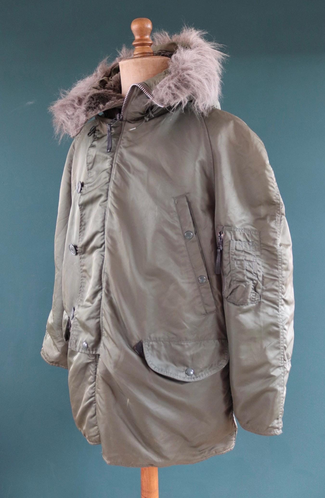 Vintage Alpha Industries USAF N3B style parka - US Air Force snorkel jacket - 52” chest