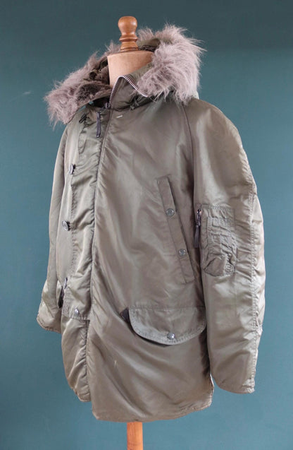 Vintage Alpha Industries USAF N3B style parka - US Air Force snorkel jacket - 52” chest