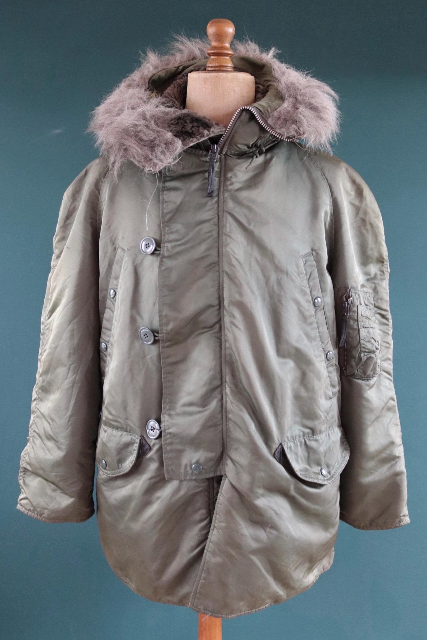 Vintage Alpha Industries USAF N3B style parka - US Air Force snorkel jacket - 52” chest