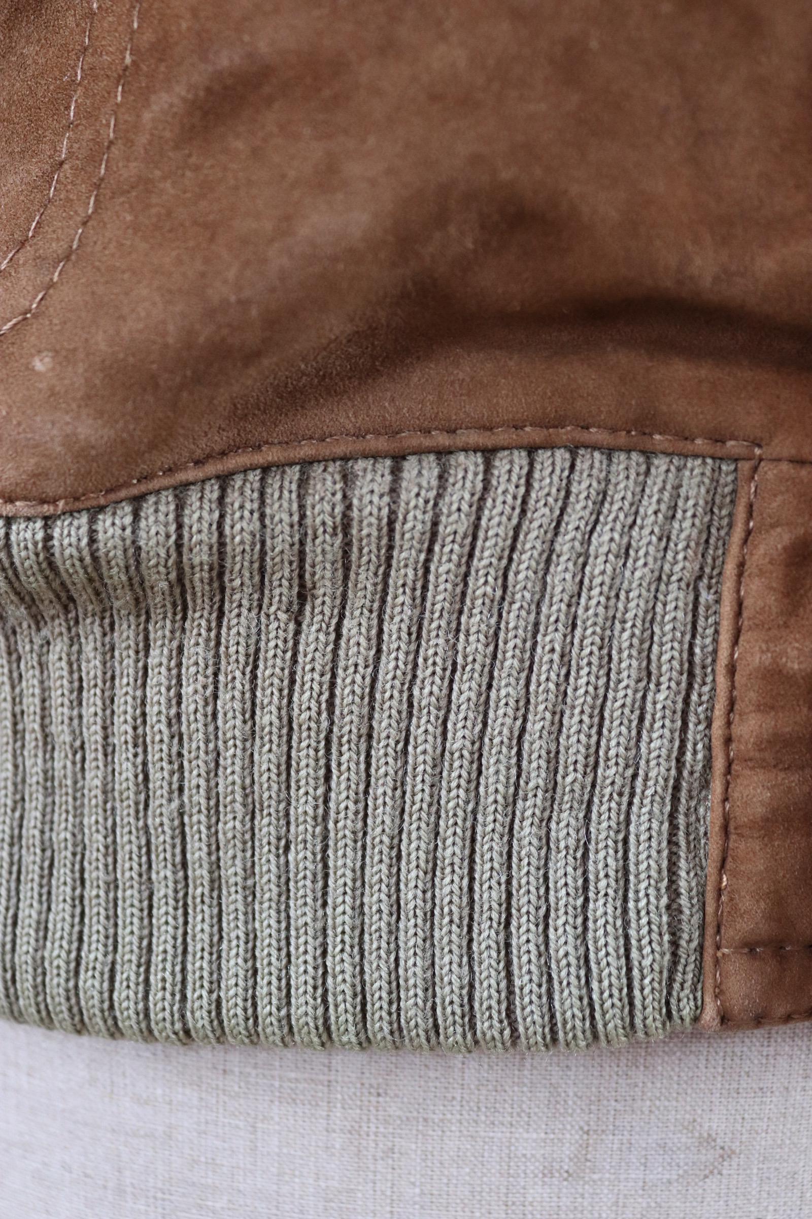 Vintage 1960s buckskin suede jacket - 46” chest