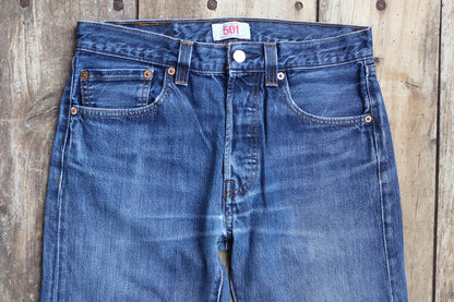 Vintage Levis 501 jeans - blue denim workwear - 31" x 32"