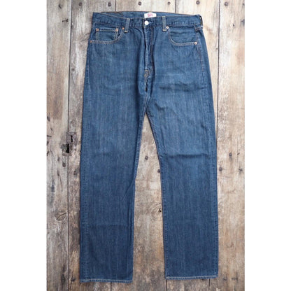 Vintage Levis 501 jeans - blue denim workwear - 35" x 34"