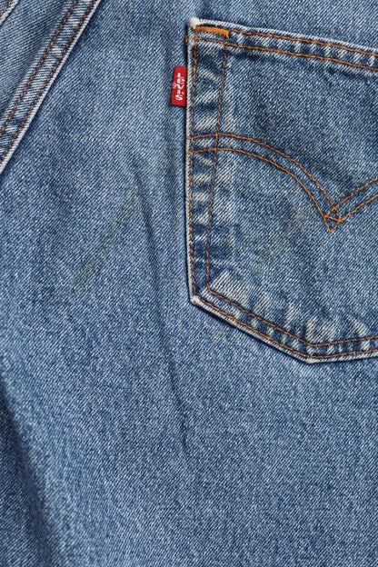 Vintage Levis 501 jeans - blue denim workwear - made in USA - 30" x 29"