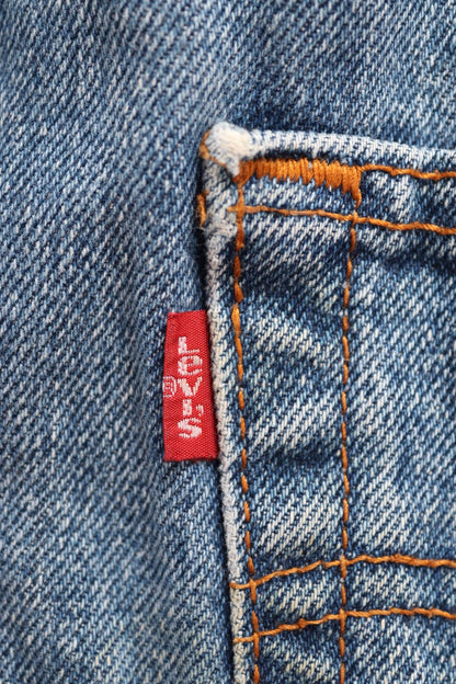 Vintage Levis 501 jeans - blue denim workwear - made in USA - 30" x 29"