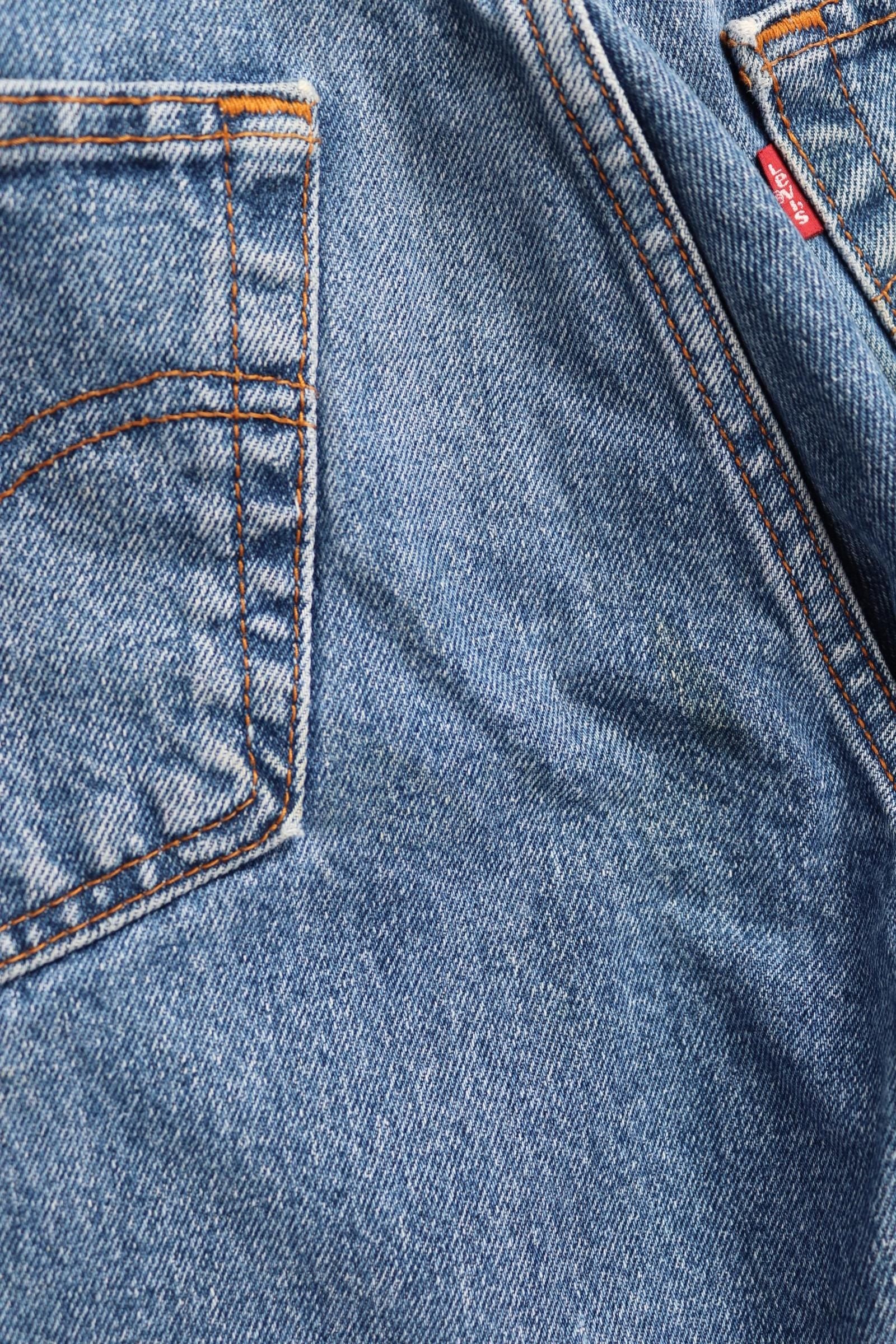 Vintage Levis 501 jeans - blue denim workwear - made in USA - 30" x 29"