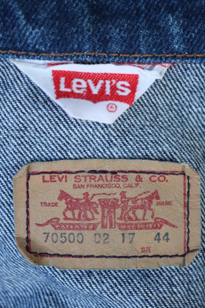 Vintage 1980s Levis denim jacket - 70500-0217 - 46” chest