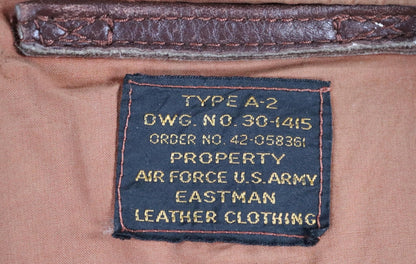 Vintage Eastman Leather A2 flight jacket - WW2 USAAF - 42" chest