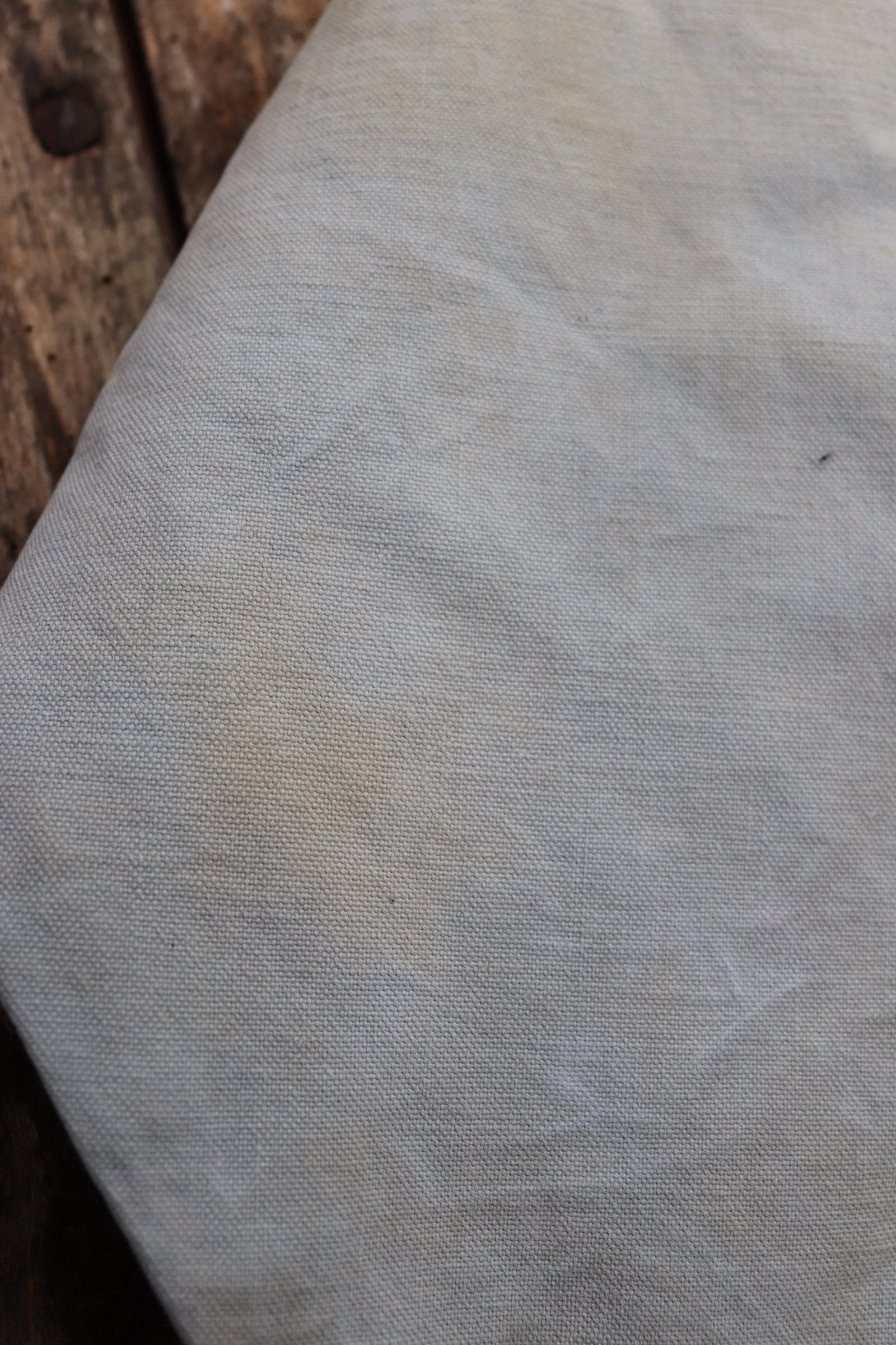 Vintage WW1 era Royal Navy linen duck jumper - antique sailors workwear shirt - 39” chest