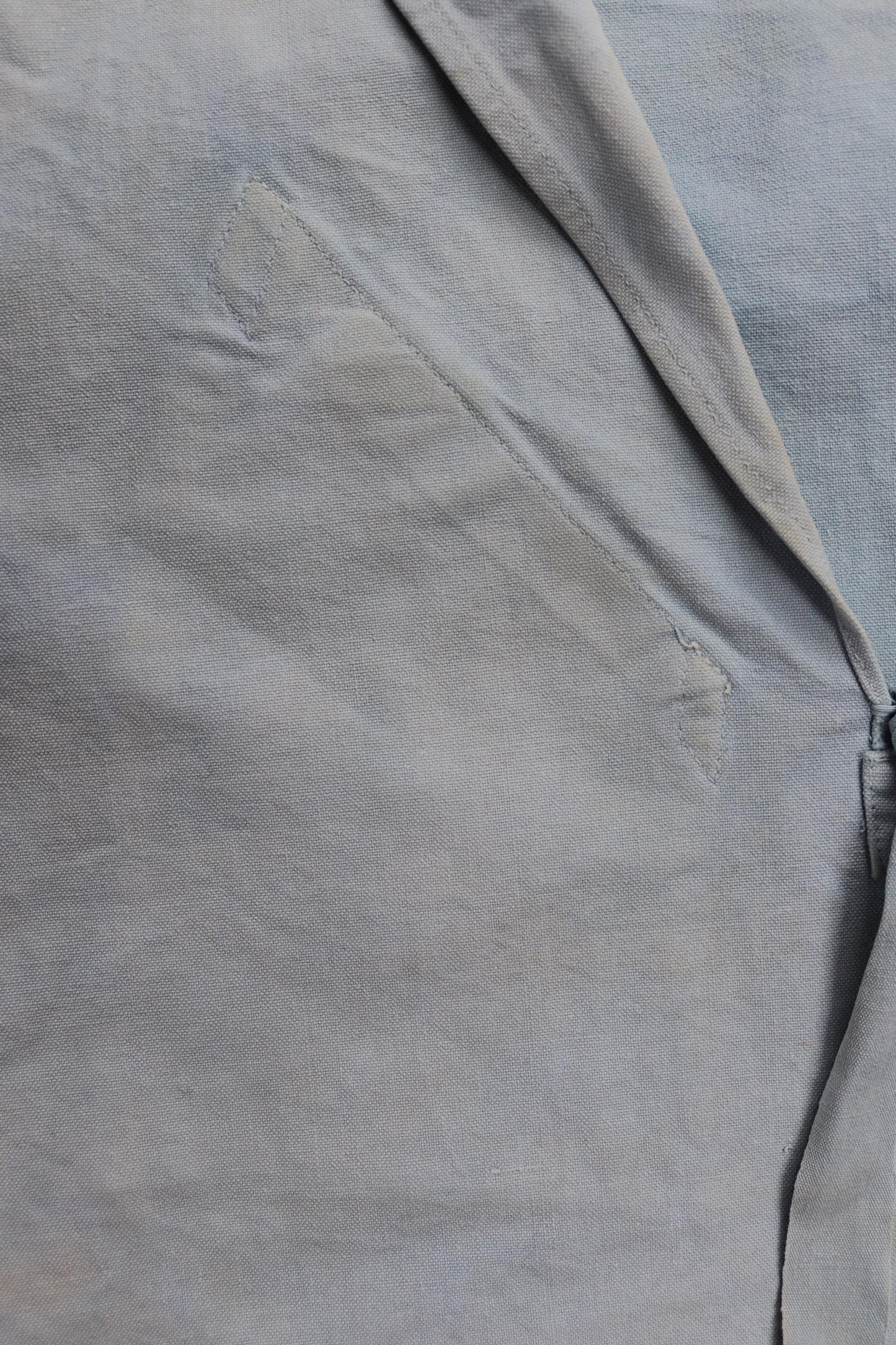 Vintage WW1 era Royal Navy linen duck jumper - antique sailors workwear shirt - 39” chest