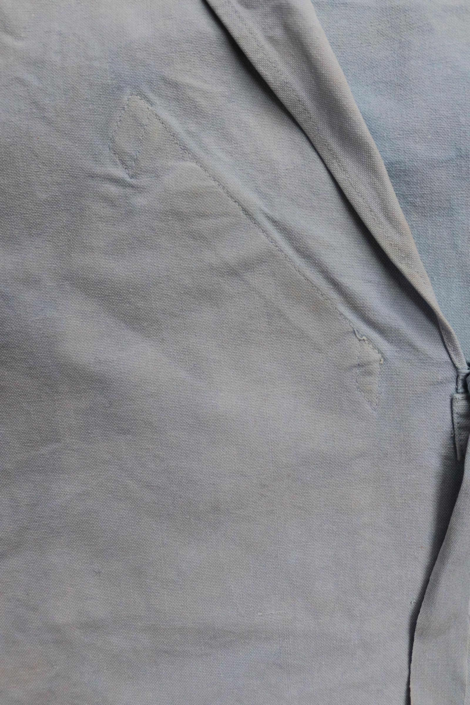 Vintage WW1 era Royal Navy linen duck jumper - antique sailors workwear shirt - 39” chest