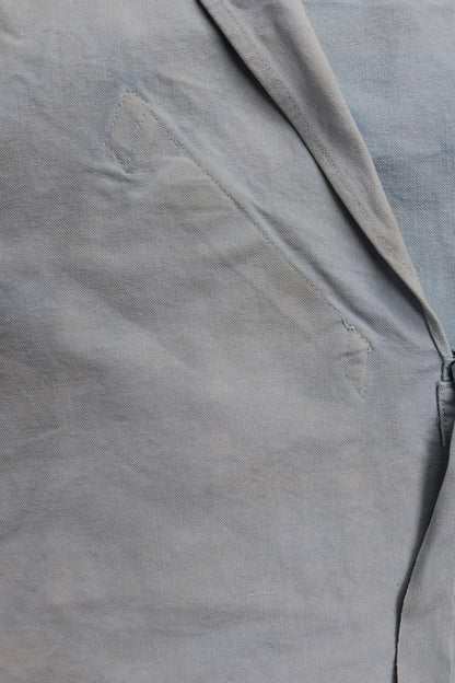 Vintage WW1 era Royal Navy linen duck jumper - antique sailors workwear shirt - 39” chest