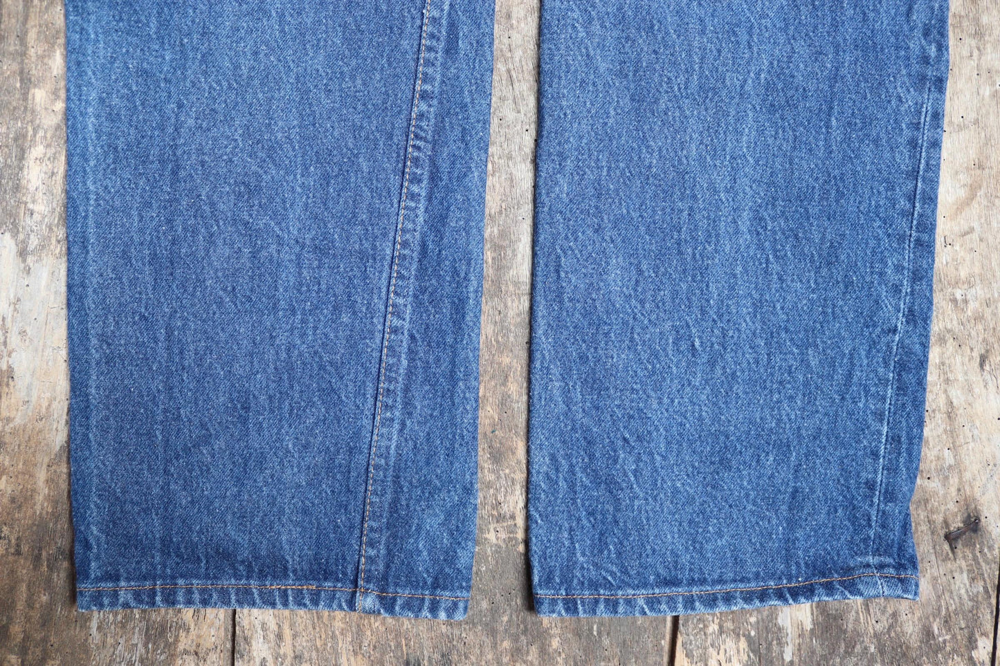 Vintage 1980s Levis 501 denim jeans - made in USA - small e red tab - 33” x 34”