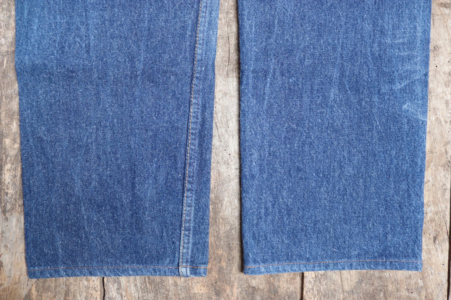 Vintage 1980s Levis 501 denim jeans - made in USA - small e red tab - 35” x 30”