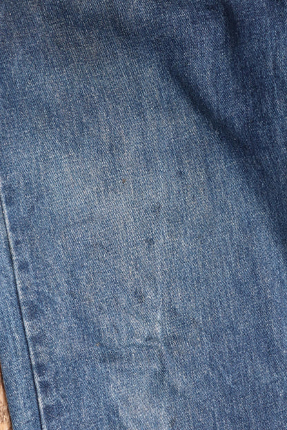 Vintage 1980s Levis 505 denim jeans - made in USA - small e red tab - 34” x 30”