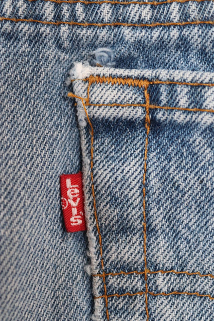 Vintage 1980s Levis 501 denim jeans - made in USA - small e red tab - 32” x 30”
