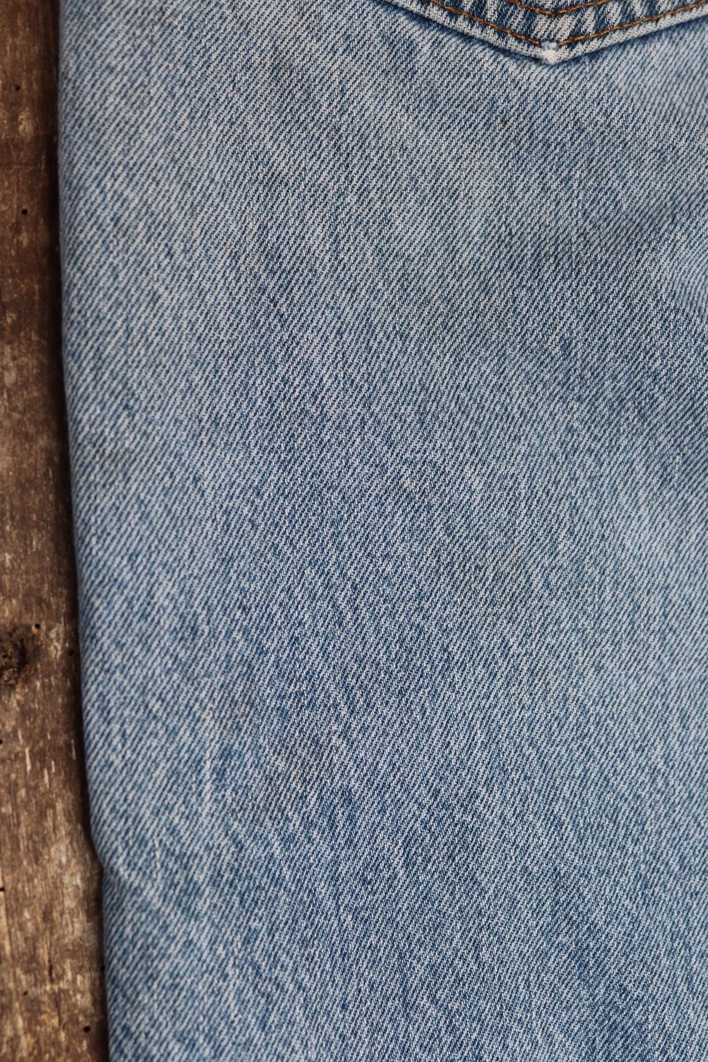 Vintage 1980s Levis 501 denim jeans - made in USA - small e red tab - 32” x 30”