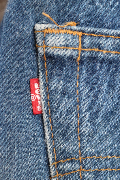 Vintage 1990s Levis 501xx denim jeans - made in USA - small e red tab - 34” x 29”