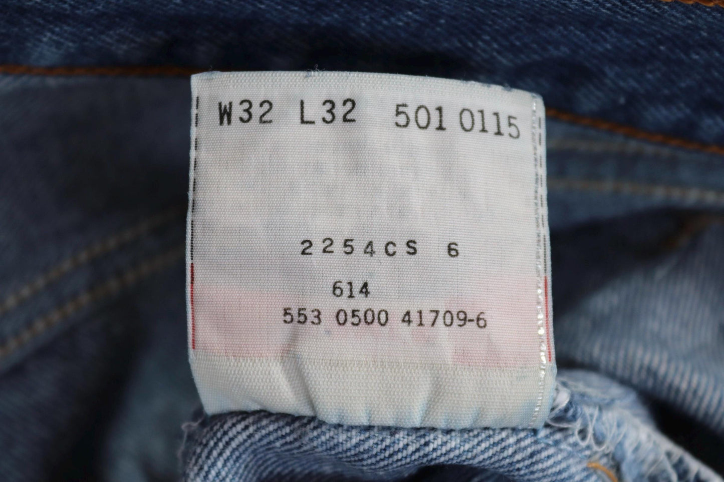 Vintage 1990s Levis 501 denim jeans - made in USA - small e red tab - 31” x 31”