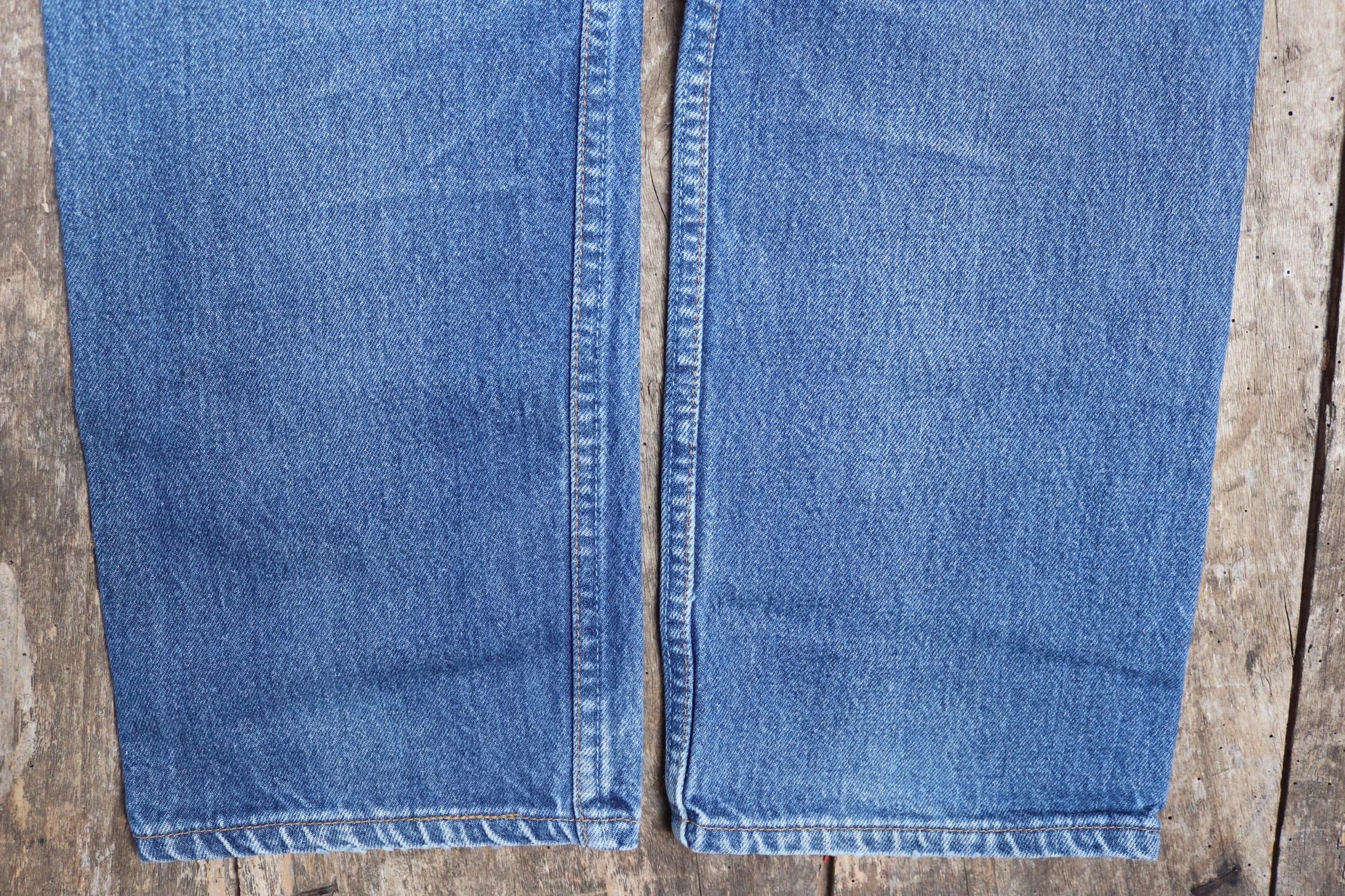 Vintage 1990s Levis 501 denim jeans - made in USA - small e red tab - 31” x 31”