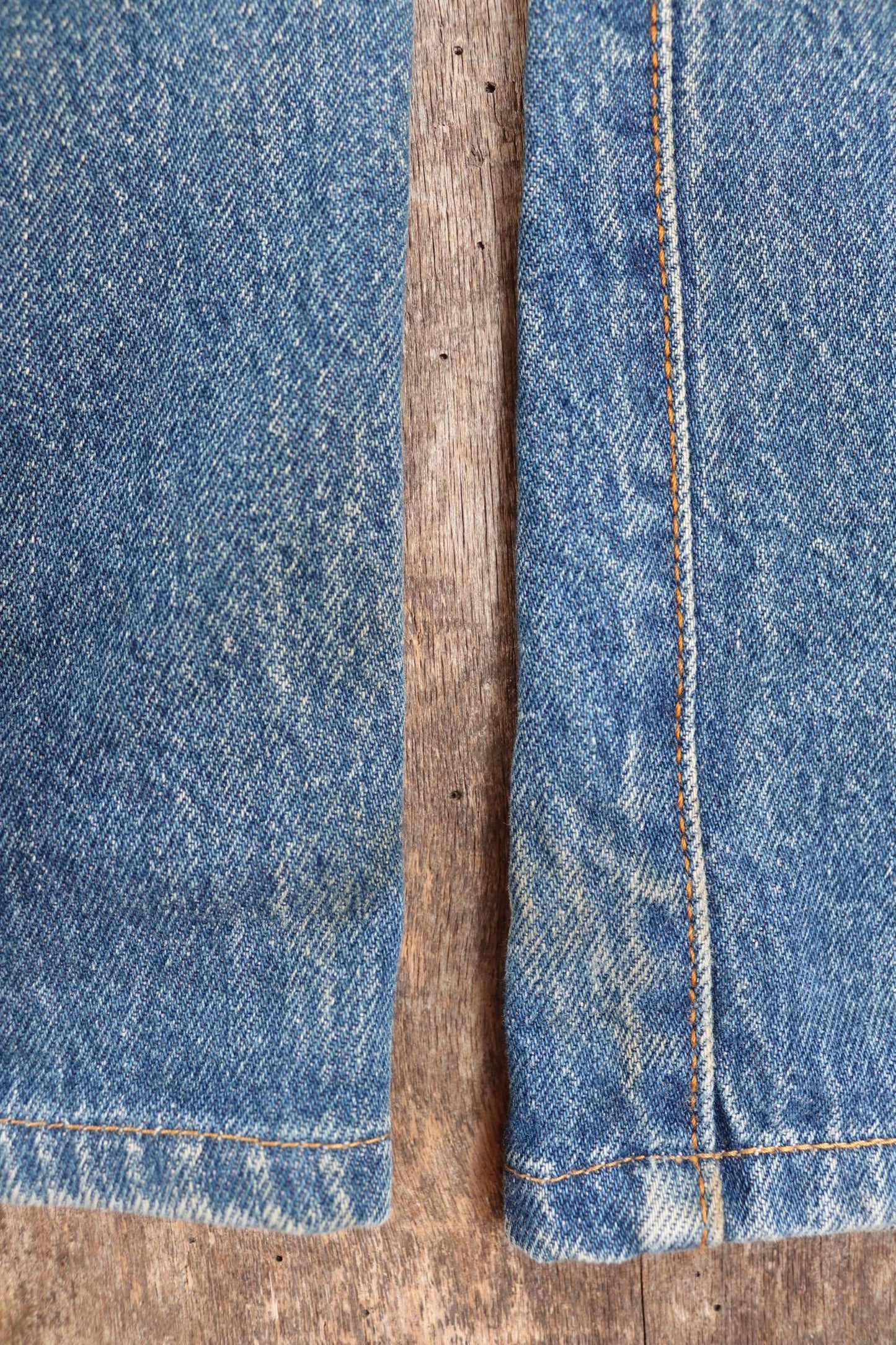 Vintage 1980s Levis 501 denim jeans - made in USA - small e red tab - Valencia St - 30” x 31”