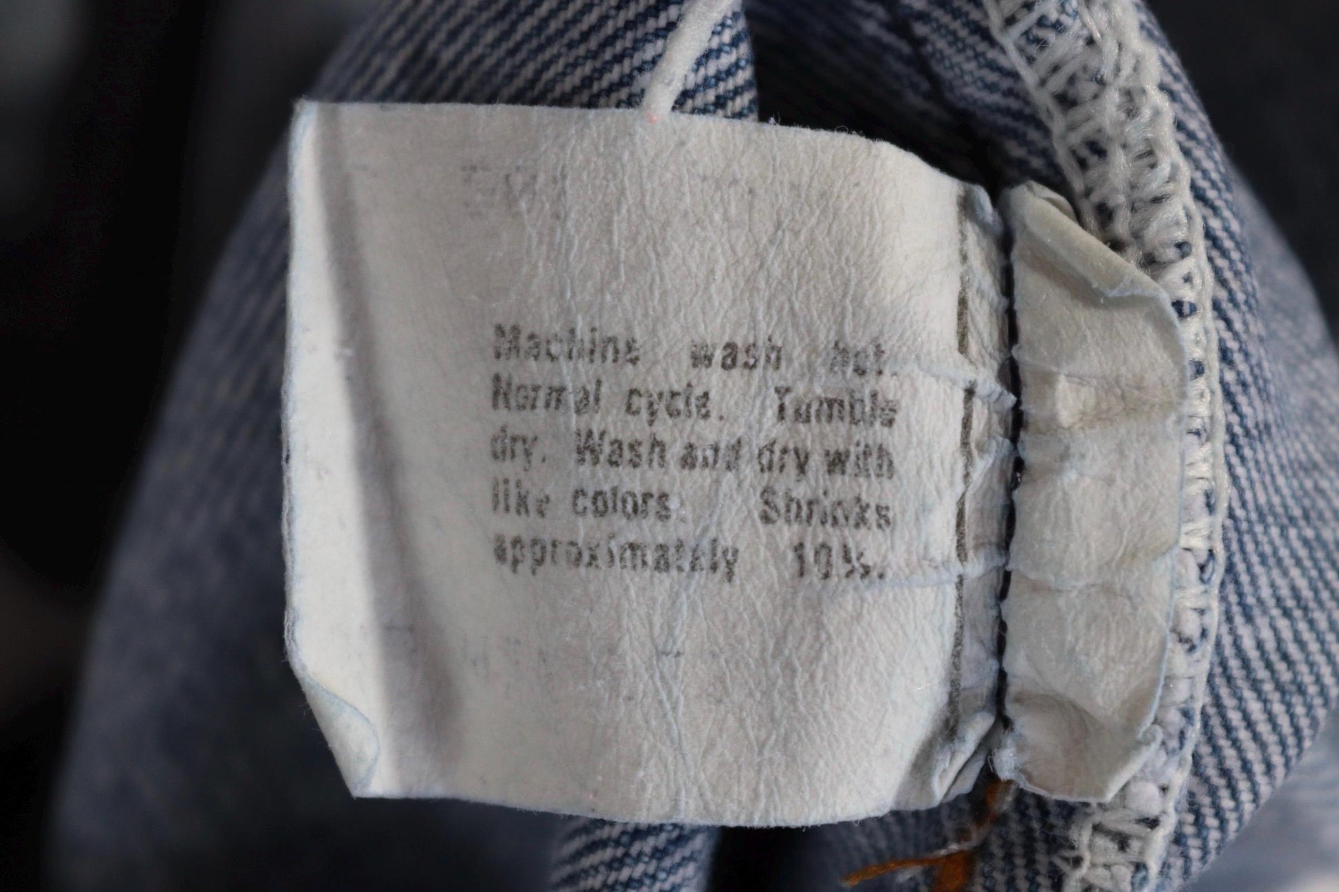 Vintage 1990s Levis 501 denim jeans - made in USA - small e red tab - 29” x 29”