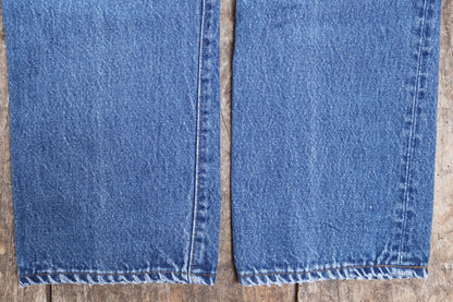 Vintage 1990s Levis 501 denim jeans - made in USA - small e red tab - 29” x 29”