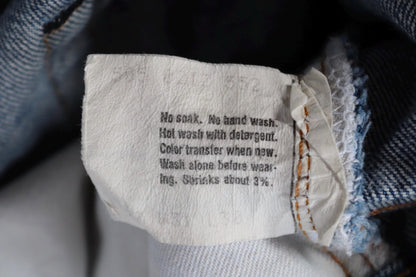 Vintage 1990s Levis 505 denim jeans - made in USA - small e red tab - 30” x 31”