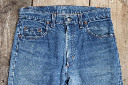 Vintage 1990s Levis 505 denim jeans - made in USA - small e red tab - 30” x 31”