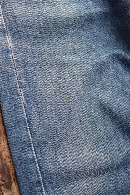 Vintage 1990s Levis 501 denim jeans - made in USA - small e red tab - 33” x 32”