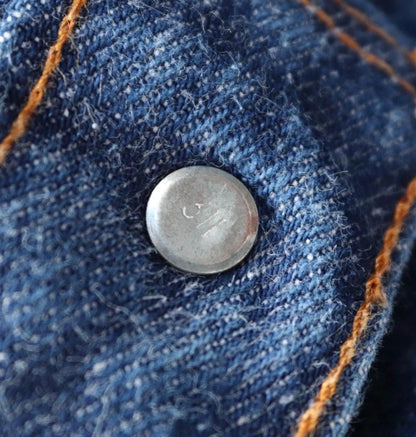 Vintage 1980s Levis 501 denim jeans - made in UK - small e red tab - 28” x 33”