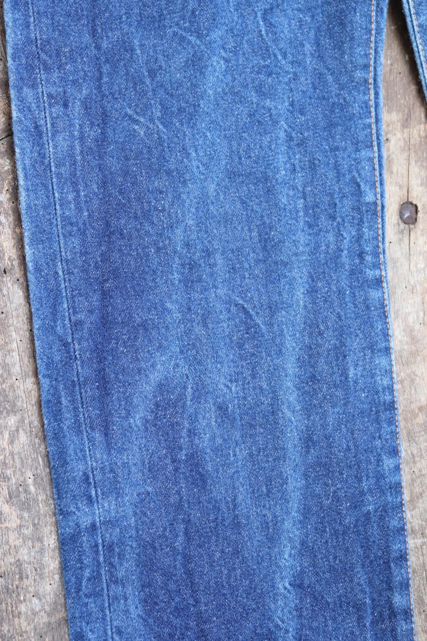 Vintage 1980s Levis 501 denim jeans - made in UK - small e red tab - 28” x 33”