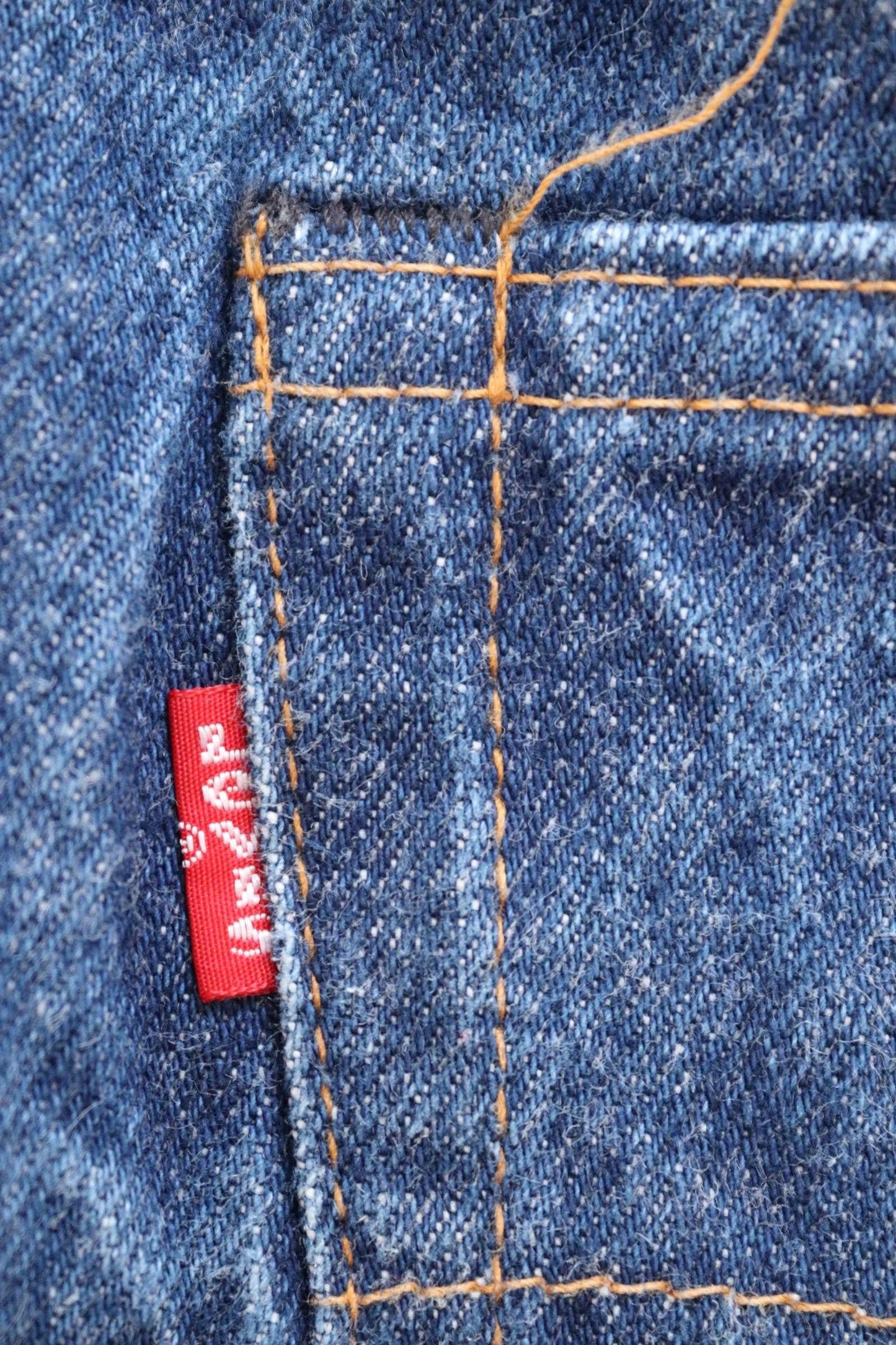 Vintage 1980s Levis 501 denim jeans - made in UK - small e red tab - 28” x 33”